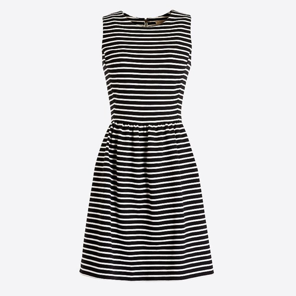 EUC J.Crew Striped daybreak dress H6101